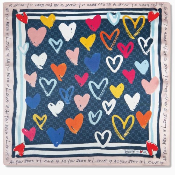 Brighton Accessories - NEW Brighton Fashionista Collection Vibrant Colors of Love Heart Scarf